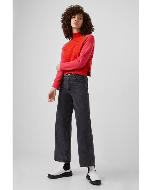 french connection red jumper