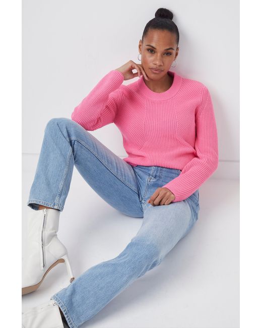 french connection pink jumper