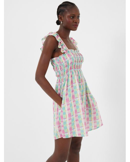 french connection white cotton dress