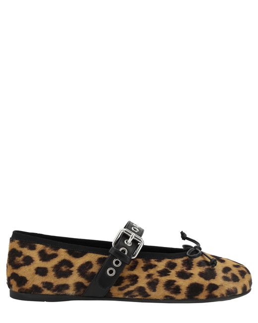 Ballerine di Miu Miu in Brown