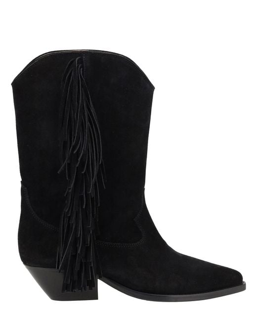 Stivali con tacco duerto di Isabel Marant in Black