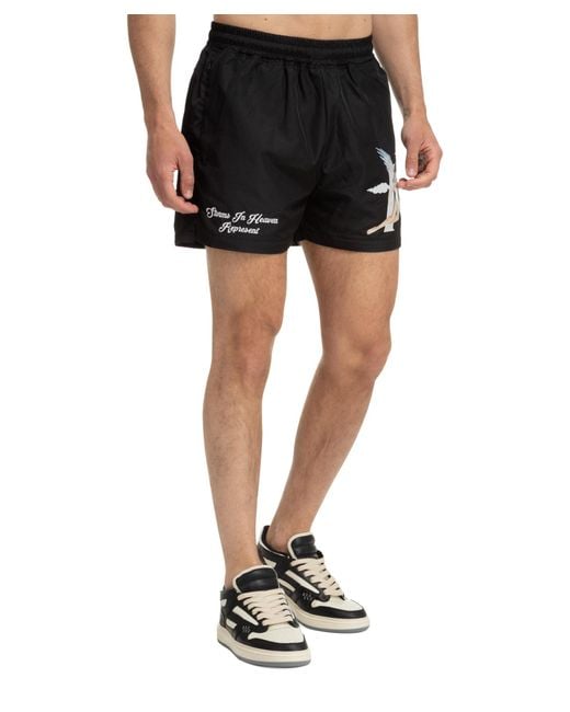 Represent Black Storms In Heaven Track Shorts for men