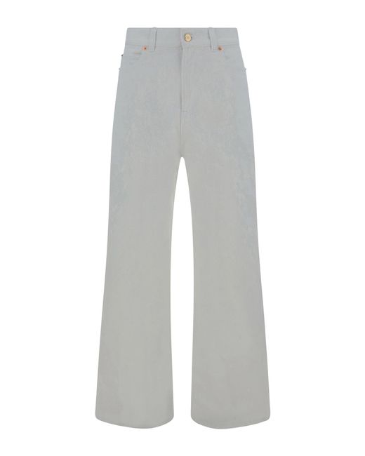 Valentino Gray Solid Jeans