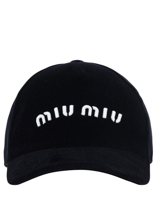 Miu Miu Black Hat