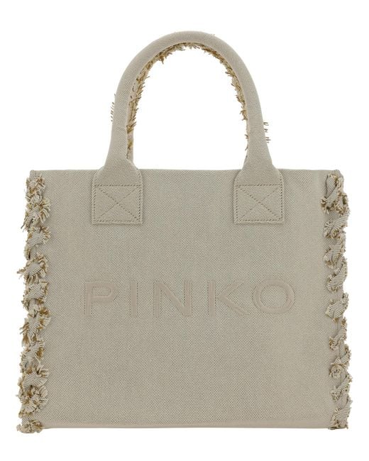 Pinko Natural Beach Handbag