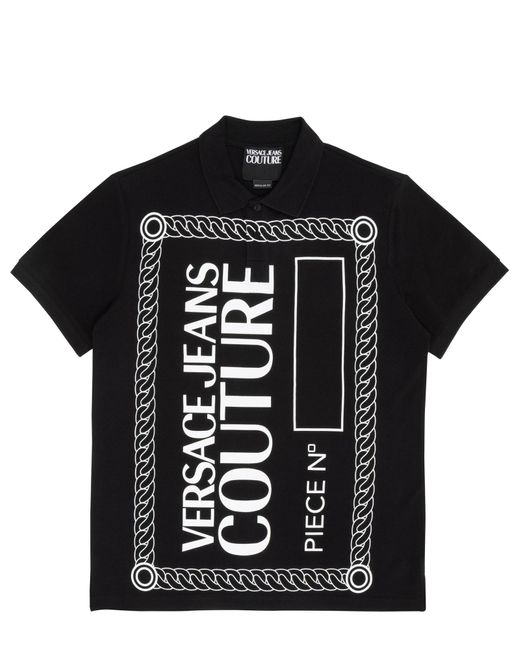 Versace Black Polo Shirt for men