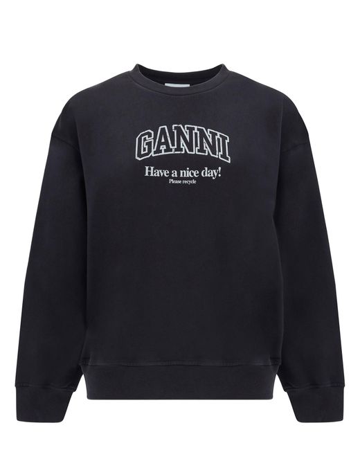 Ganni sweatshirt sale hotsell