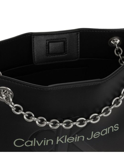 Borsa a spalla di Calvin Klein in Black