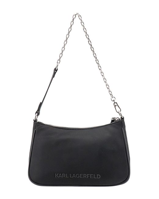 Karl Lagerfeld Black K/ikonik Shoulder Bag