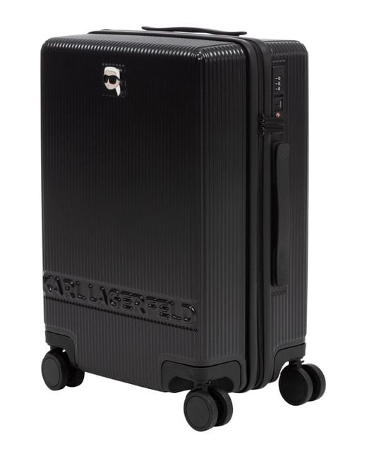 Karl Lagerfeld Black Suitcase