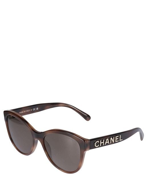 Occhiali da sole 5458 sole di Chanel in Metallic