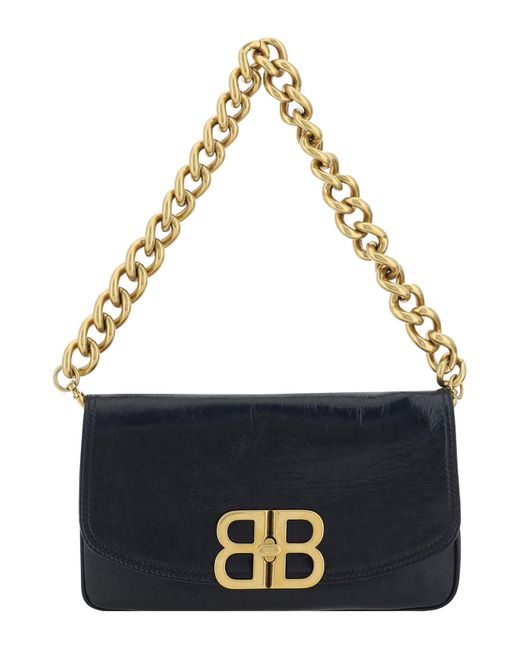 Balenciaga Blue Flap Bb Handbag