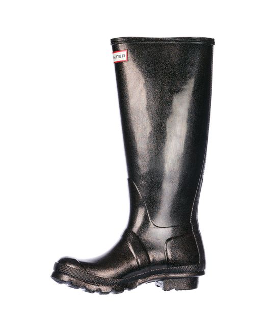 black wellingtons womens
