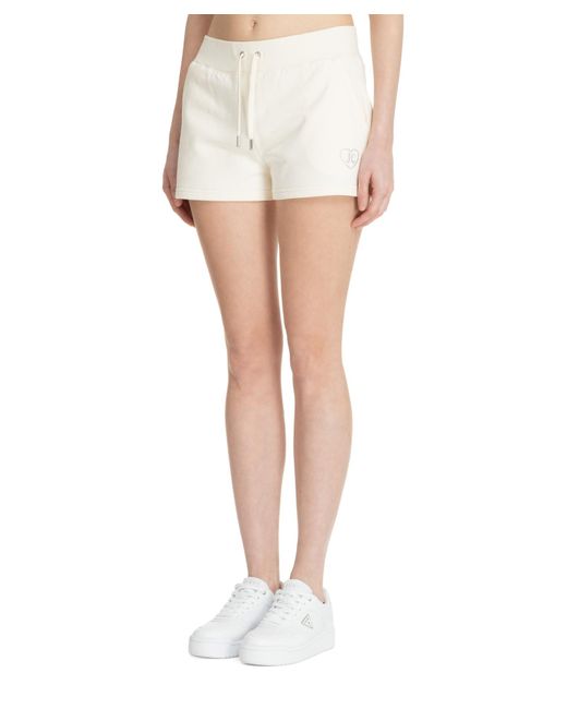 Juicy Couture White Rodeo Track Shorts