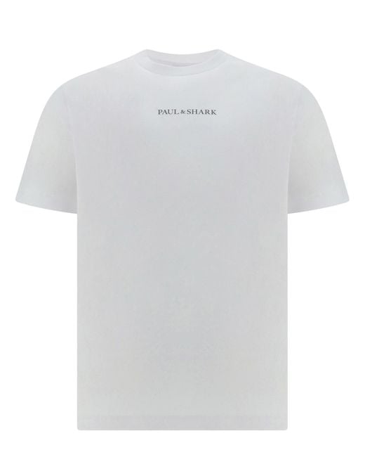 T-shirt di Paul & Shark in White da Uomo