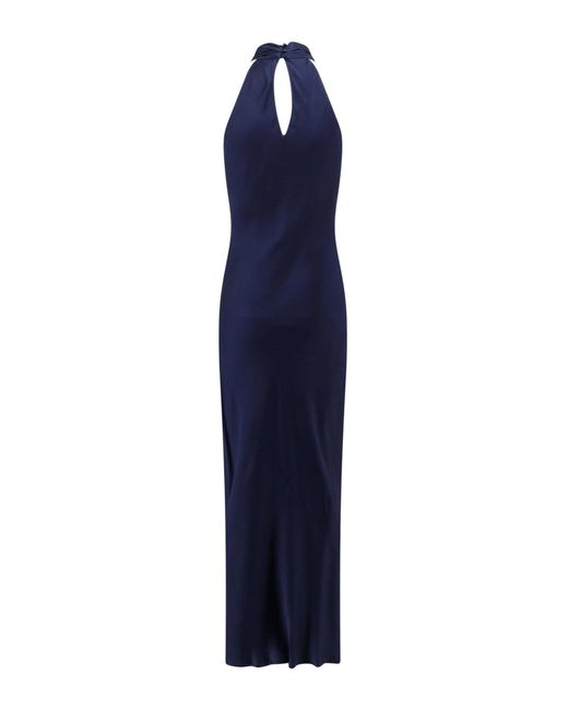 Semicouture Blue Long Dress