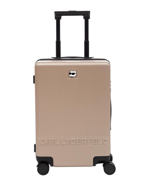 Karl Lagerfeld Natural Suitcase