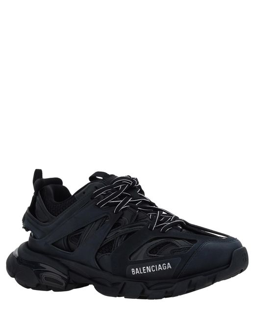 balenciaga black track sneakers