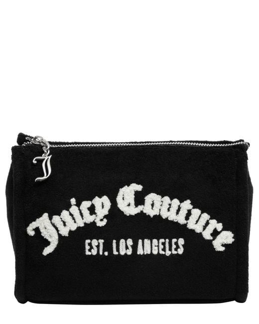 Beauty case iris towelling di Juicy Couture in Black