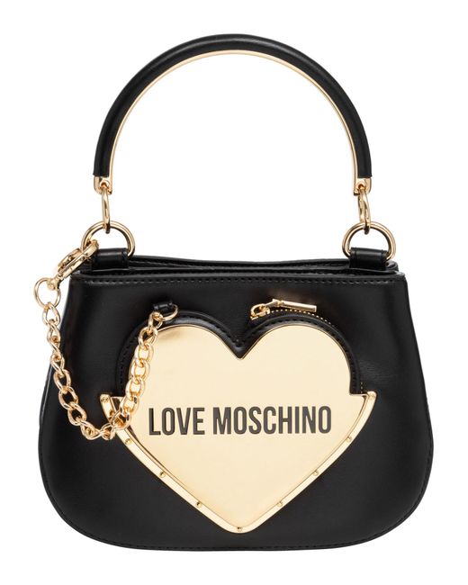 Love Moschino Black Baby Heart Handbag