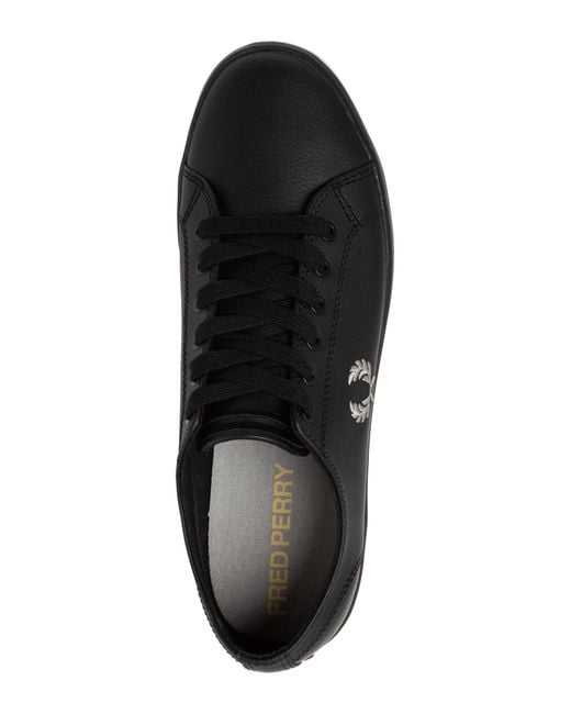 Fred Perry Kingston Sneakers in Black for Men - Save 49% | Lyst
