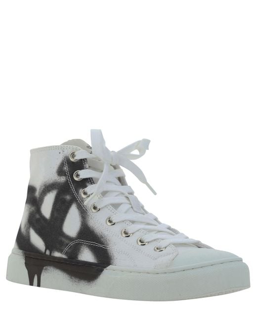 Vivienne Westwood Gray Plimsoll High-top Sneakers