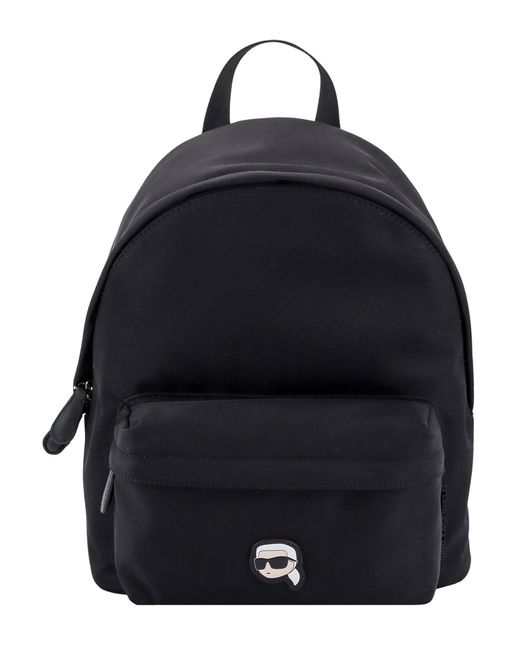 Karl Lagerfeld Black K/ikonik Backpack