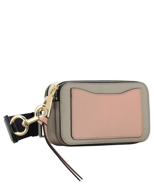 Borsa a tracolla the snapshot dtm di Marc Jacobs in Natural