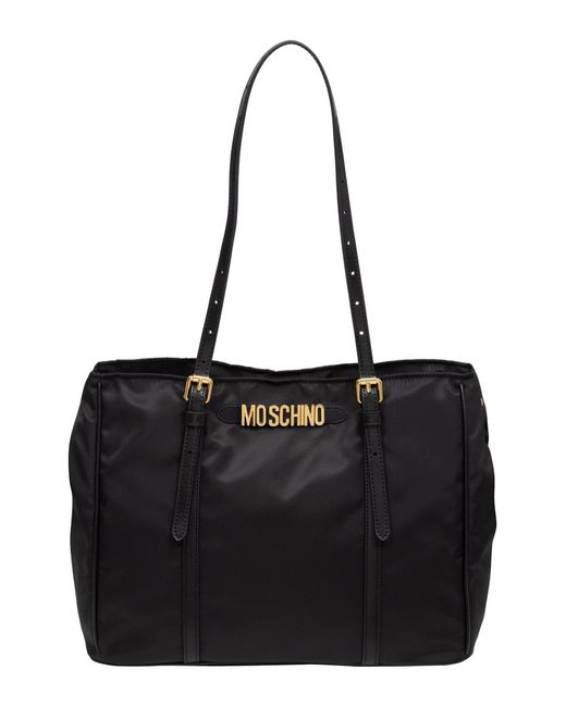 Moschino Black Tote Bag