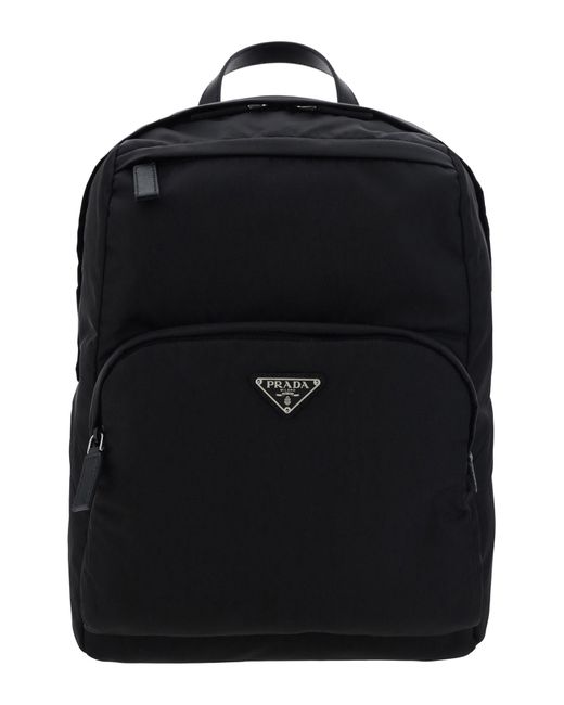 Prada Black Backpack for men