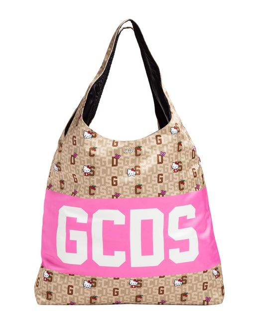 Gcds Pink Monogram Hello Kitty Hello Kitty Tote Bag