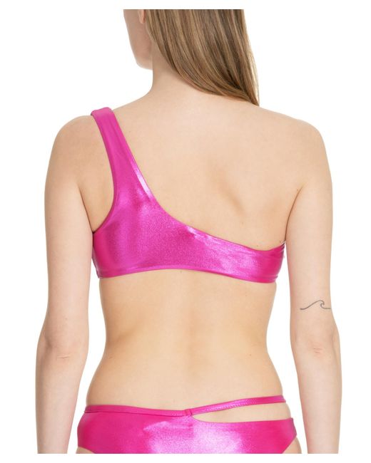 Top bikini swim di Moschino in Pink