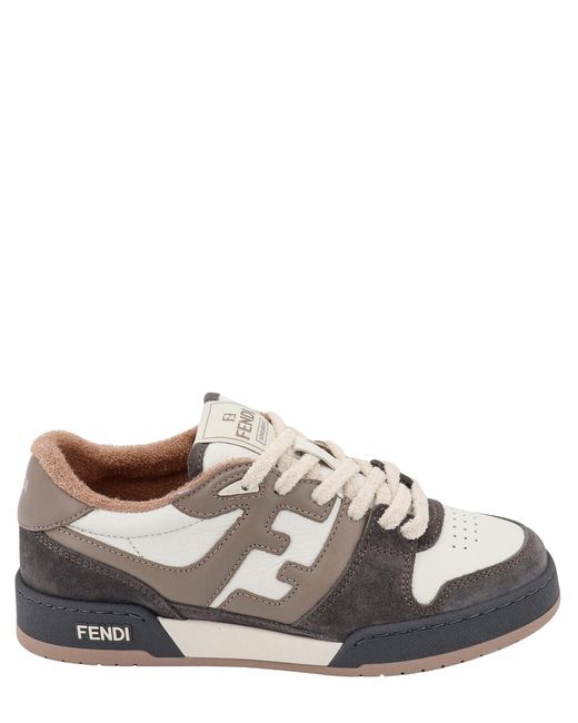 Fendi Brown Match Sneakers