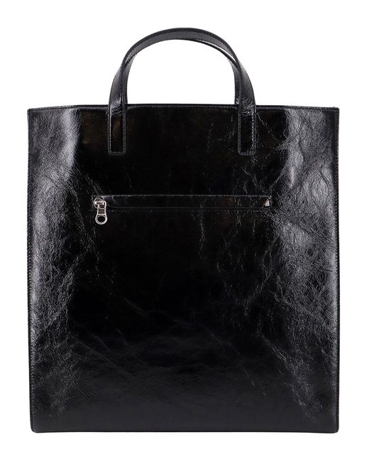 Courreges Black Heritage Naplack Handbag