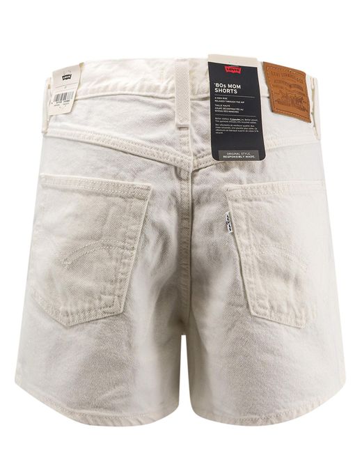 Levi's Gray '80s Mom Denim Shorts