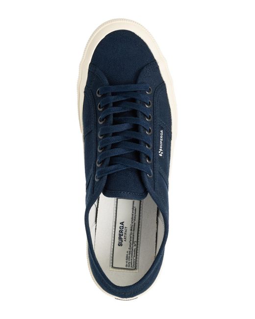 Superga Blue 750 Og Herringbone Sneakers for men