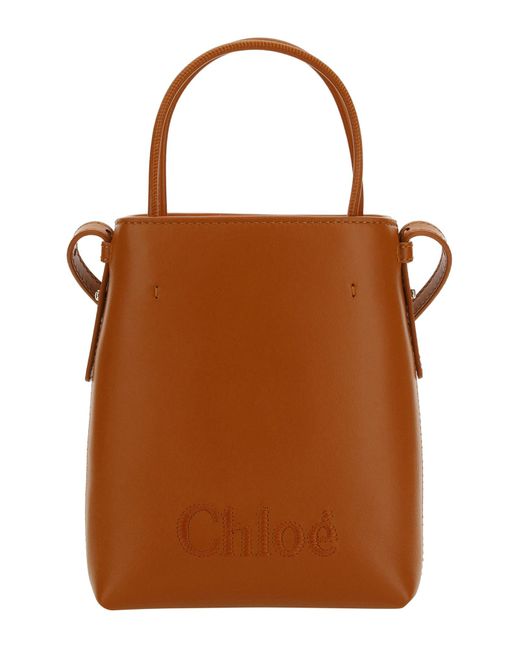 Chloé Brown Sense Bucket Bag