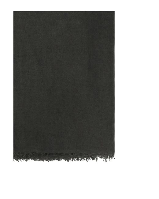 Mirror In The Sky Black Cashmere Scarf