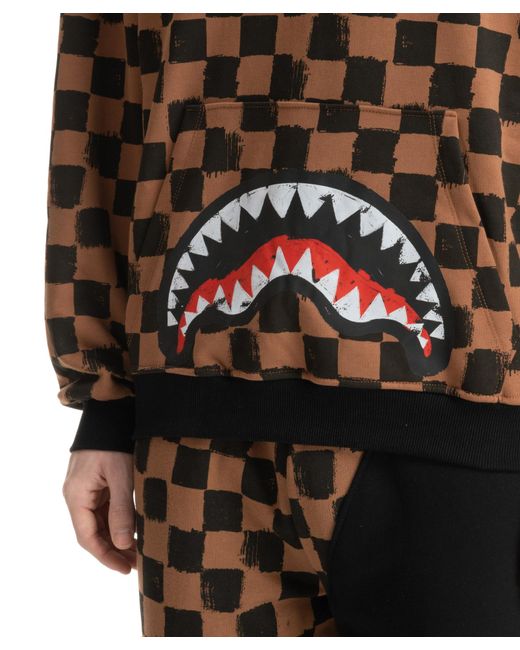 Sprayground Vanquish Hoodie in Brown for Men | Lyst