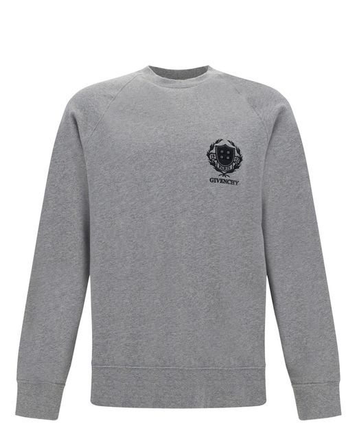 Givenchy Gray Slim Sweatshirt for men