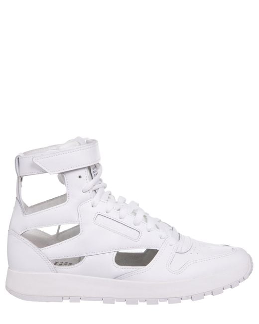 Maison Margiela White Tabi X Reebook High-top Sneakers for men