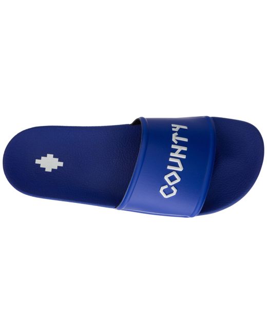Ciabatte uomo in gomma countyMarcelo Burlon in Gomma da Uomo colore Blu |  Lyst