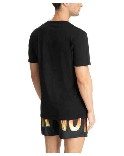 T-shirt swim di Moschino in Black da Uomo