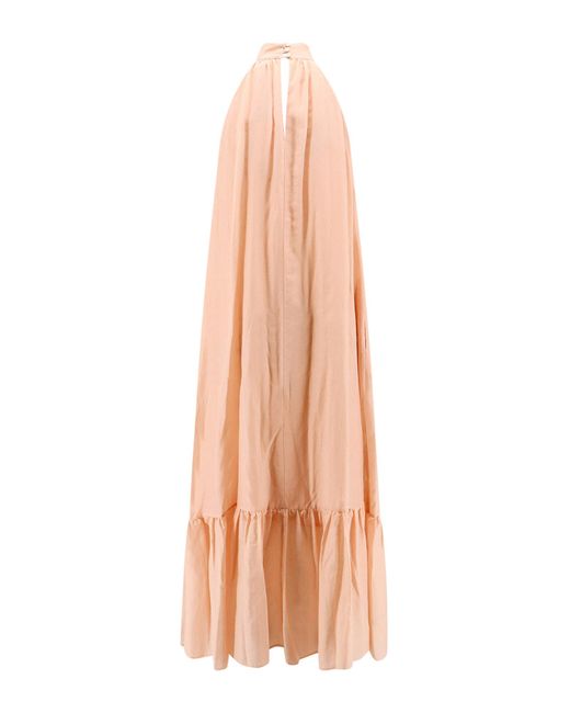 Semicouture Pink Long Dress