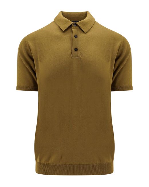 Roberto Cavalli Green Polo Shirt for men
