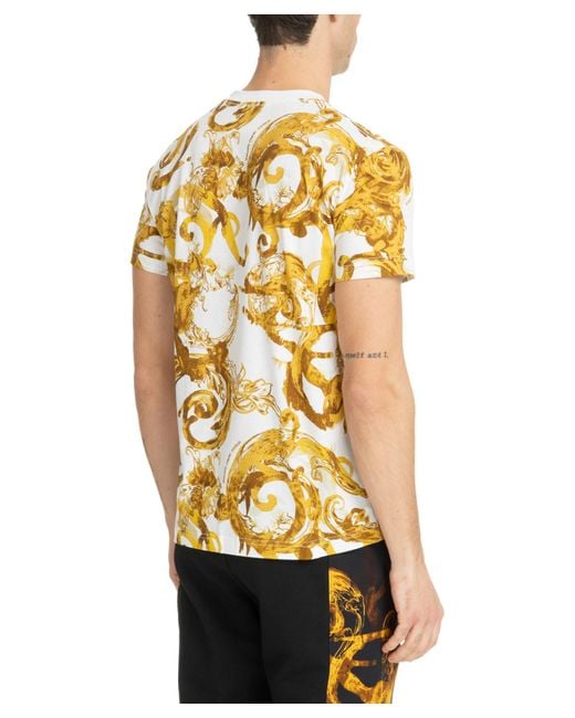 Versace Natural Watercolour Couture T-shirt for men