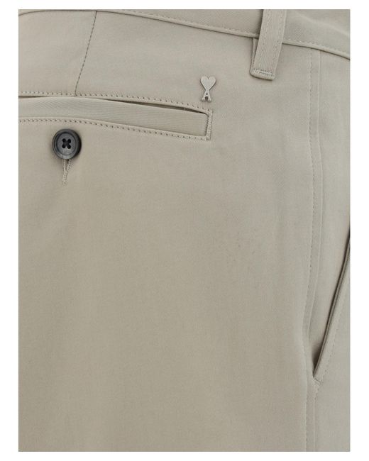 AMI Gray Chino Shorts for men