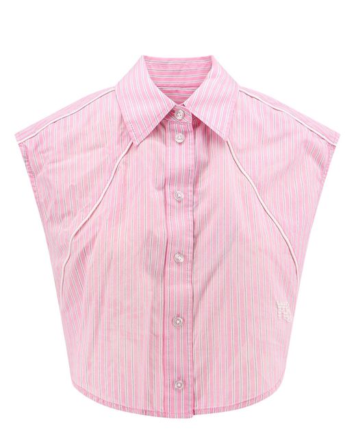 Alexander Wang Pink Short Sleeve Shirt