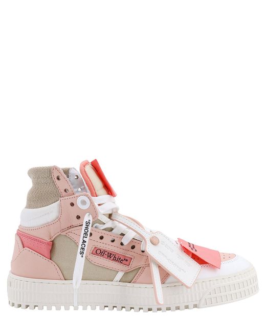 Off-White c/o Virgil Abloh Pink Off- 3.0 Off Court Sneakers