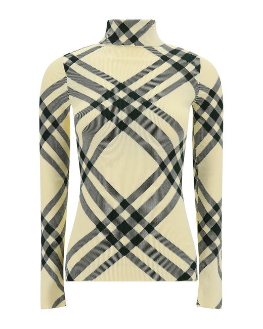 Burberry Green Roll-neck Sweater
